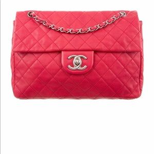 Authentic Chanel Classic Maxi Flap Bag RARE COLOR